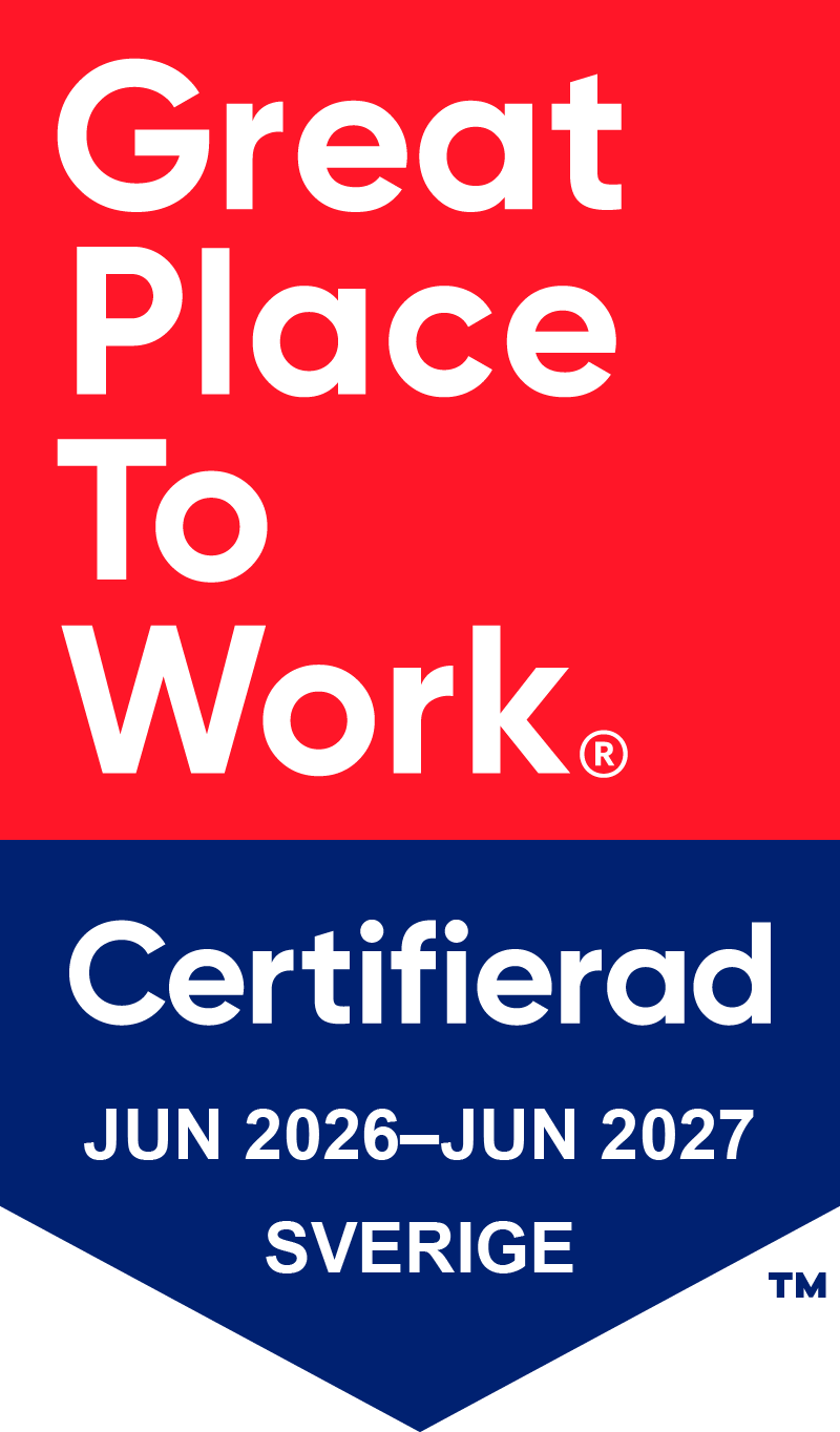 Great Place to Work certifierad 2026