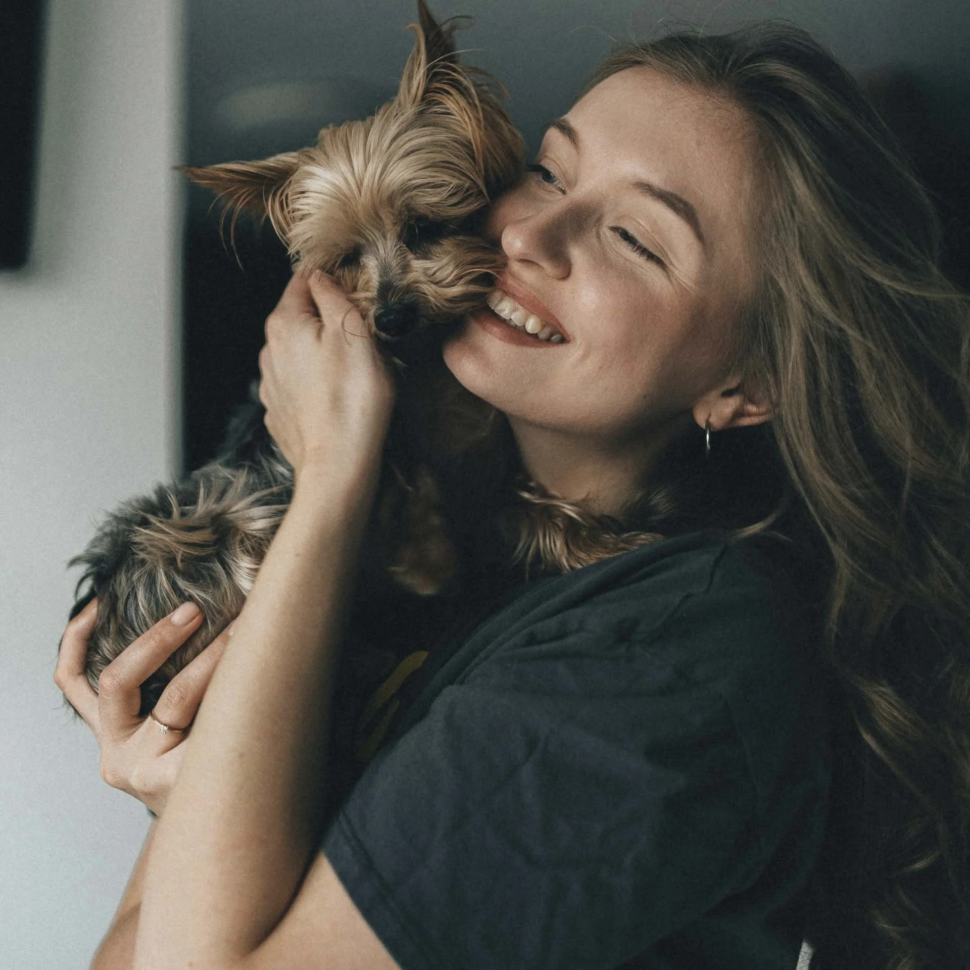 Veterinär med hund